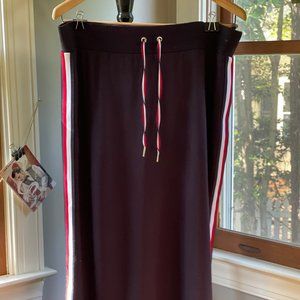 90's Streetwear Navy Midi Skirt